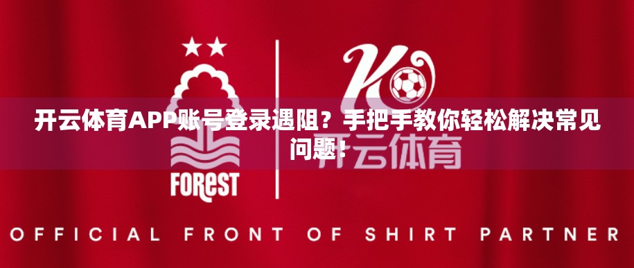 开云体育APP账号登录遇阻？手把手教你轻松解决常见问题！