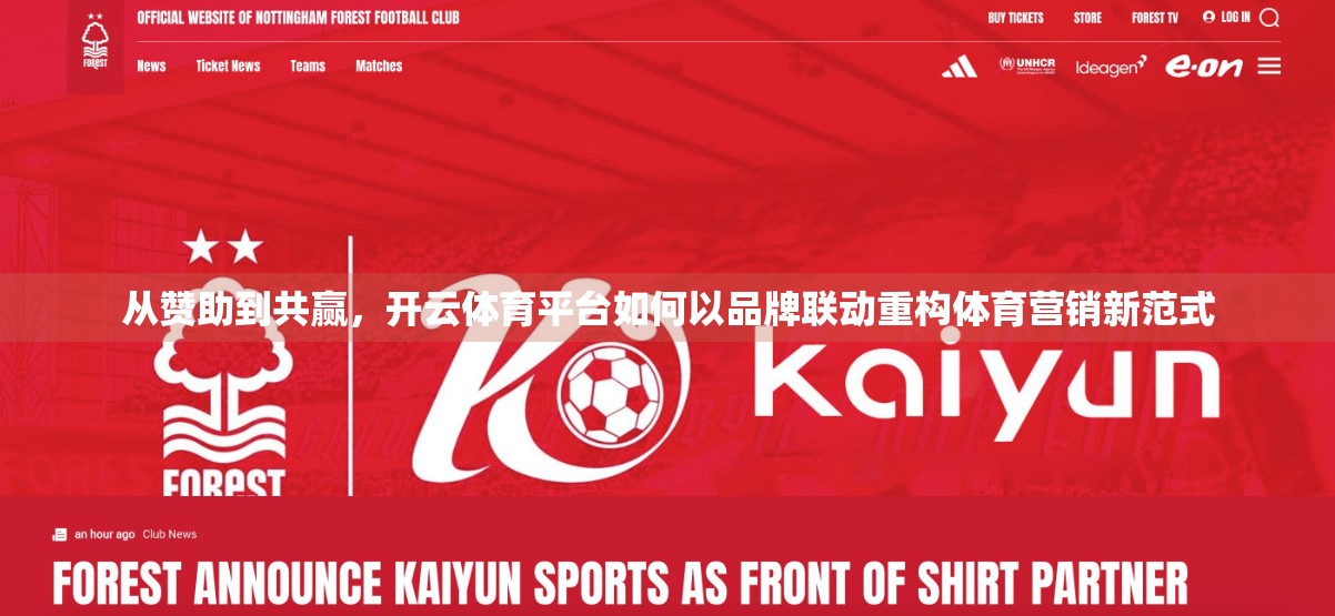 从赞助到共赢，开云体育平台如何以品牌联动重构体育营销新范式