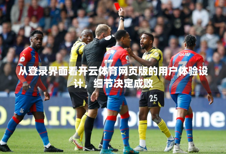 从登录界面看开云体育网页版的用户体验设计，细节决定成败