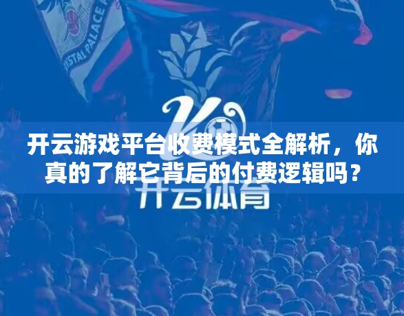 开云游戏平台收费模式全解析，你真的了解它背后的付费逻辑吗？