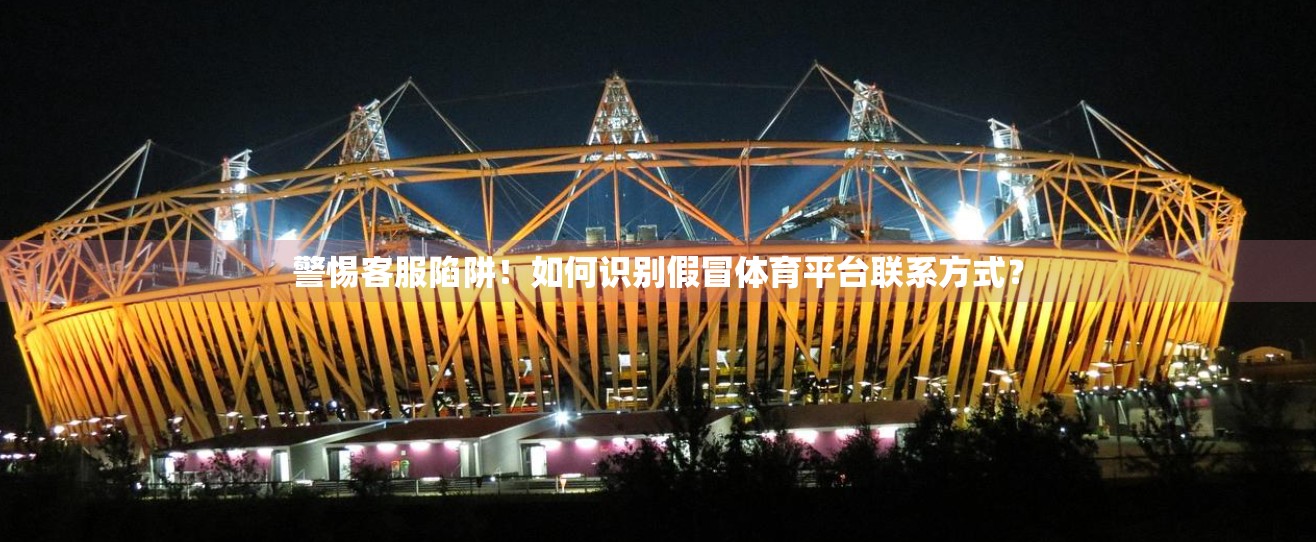 警惕客服陷阱！如何识别假冒体育平台联系方式？