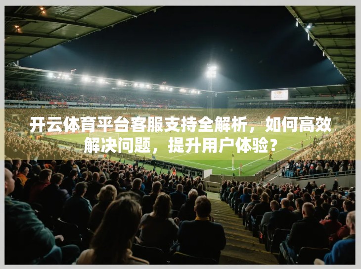 开云体育平台客服支持全解析，如何高效解决问题，提升用户体验？